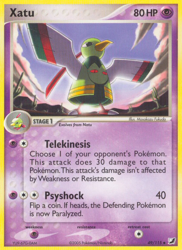 Xatu (49/115) [EX: Unseen Forces] - Pokémon - Card Brawlers | Quebec | Canada |