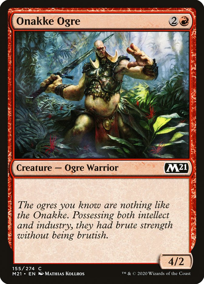 Onakke Ogre [Core Set 2021] - Magic: The Gathering - Card Brawlers | Quebec | Canada |