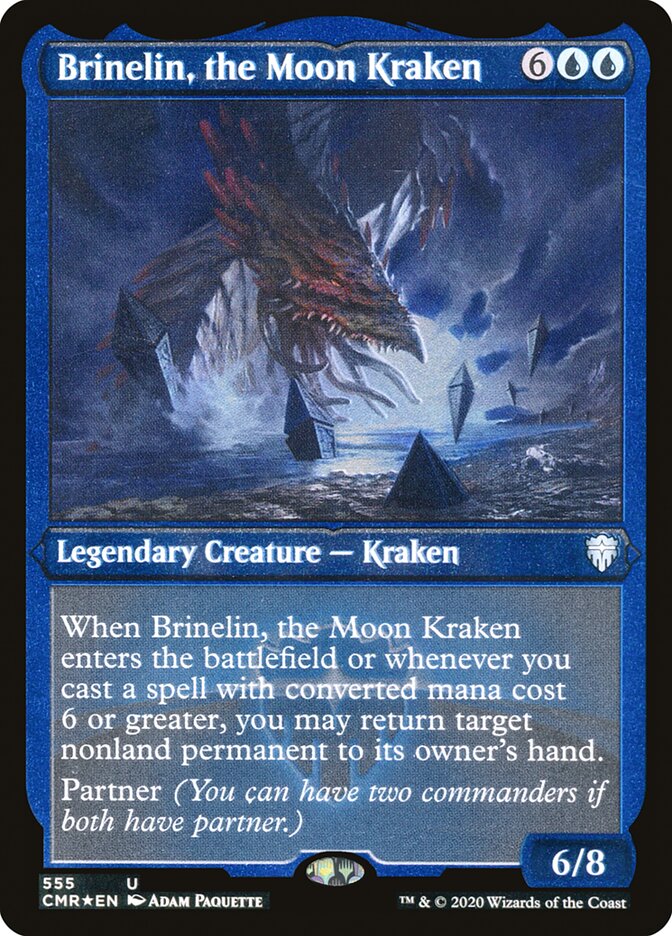 Brinelin, the Moon Kraken (Etched) [Commander Legends] - Magic: The Gathering - Card Brawlers | Quebec | Canada |