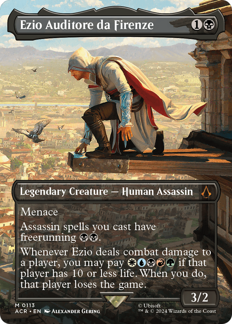 Ezio Auditore da Firenze (Borderless) [Assassin's Creed] - Magic: The Gathering - Card Brawlers | Quebec | Canada |
