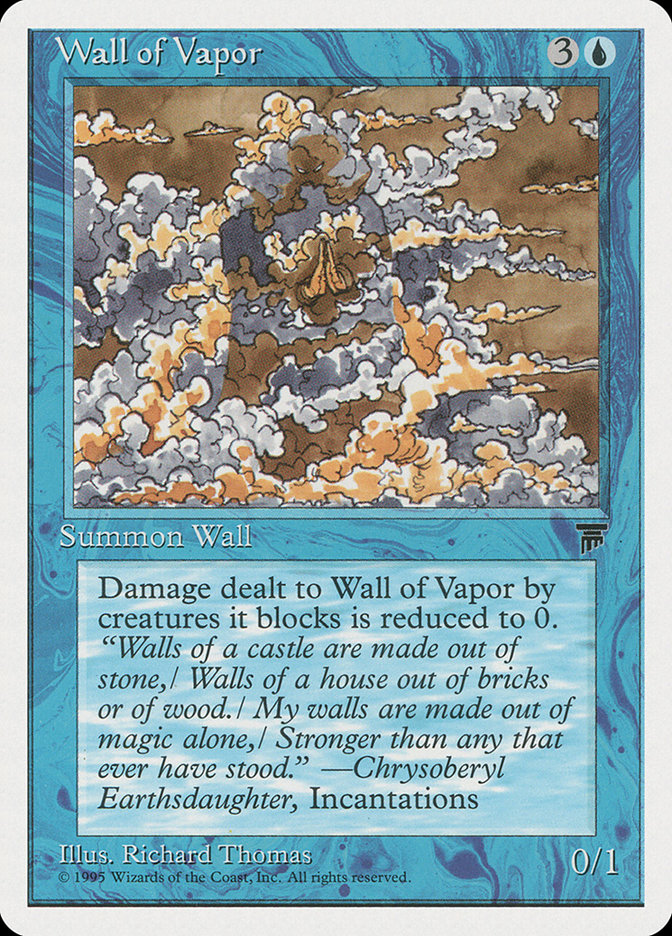 Wall of Vapor [Chronicles] - Magic: The Gathering - Card Brawlers | Quebec | Canada |