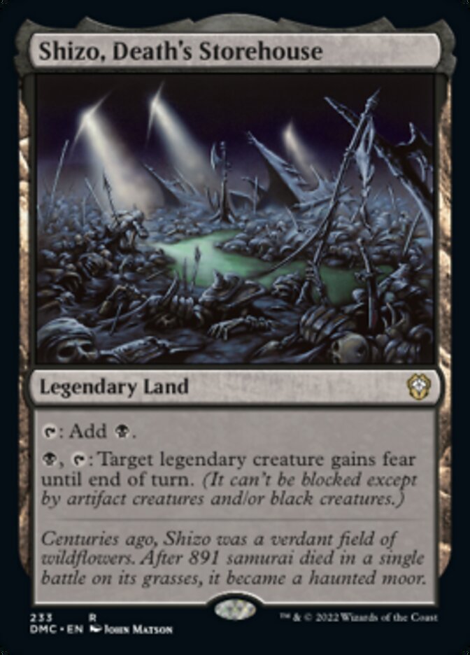 Shizo, Death's Storehouse [Dominaria United Commander] - Magic: The Gathering - Card Brawlers | Quebec | Canada |