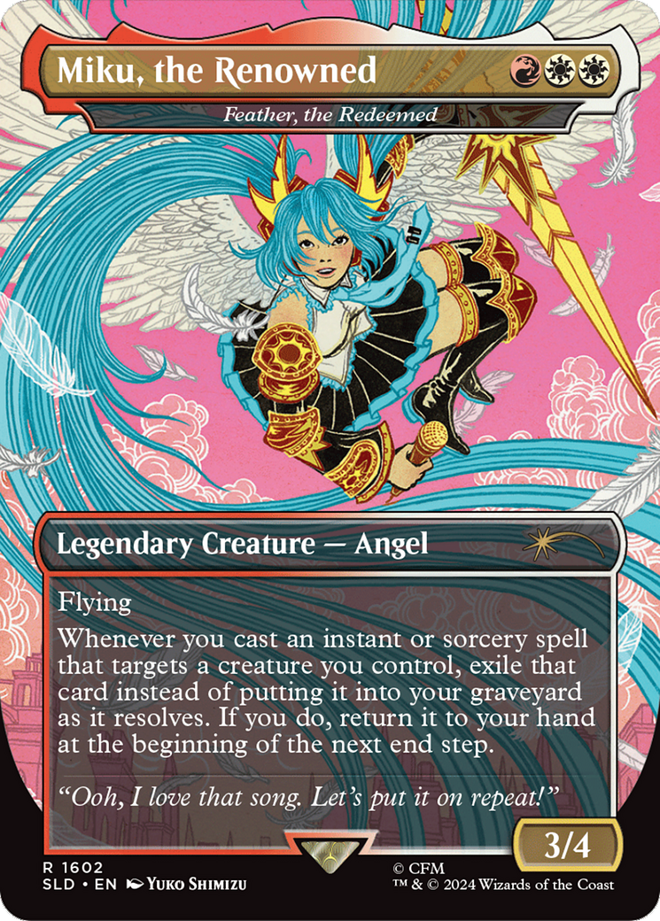 Miku, the Renowned - Feather, the Redeemed [Secret Lair Drop Series] - Magic: The Gathering - Card Brawlers | Quebec | Canada |