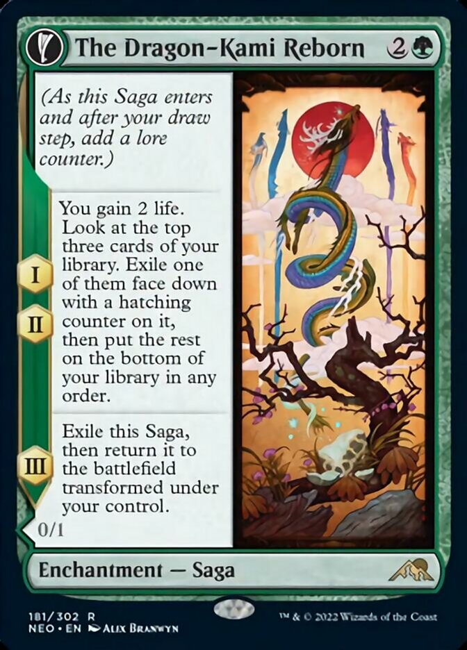 The Dragon-Kami Reborn // Dragon-Kami's Egg [Kamigawa: Neon Dynasty] - Magic: The Gathering - Card Brawlers | Quebec | Canada |