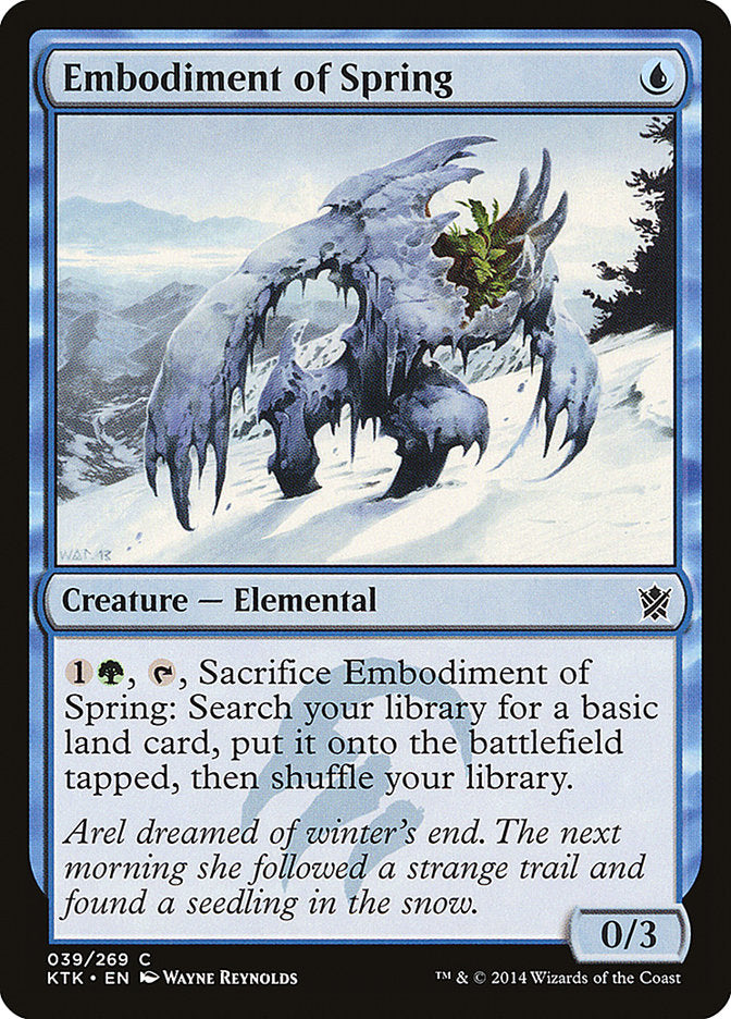 Embodiment of Spring [Khans of Tarkir] - Magic: The Gathering - Card Brawlers | Quebec | Canada |