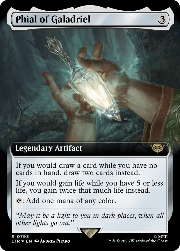 Phial of Galadriel (Extended Art) (Surge Foil) [The Lord of the Rings: Tales of Middle-Earth] - Magic: The Gathering - Card Brawlers | Quebec | Canada |