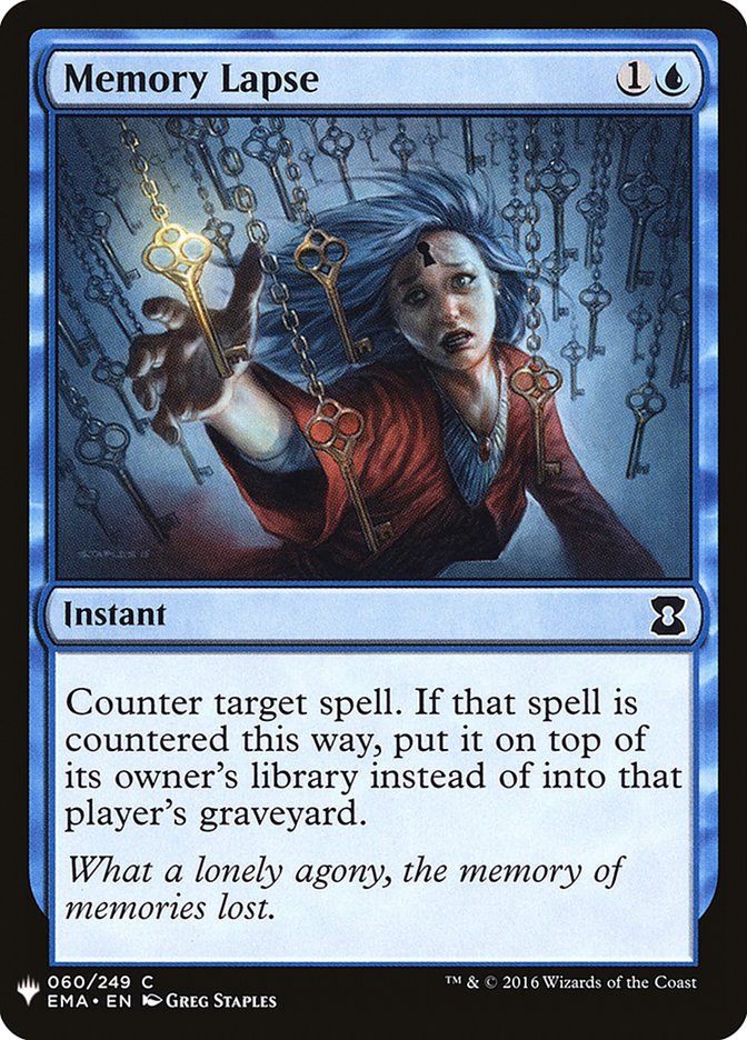Memory Lapse [Mystery Booster] - Magic: The Gathering - Card Brawlers | Quebec | Canada |