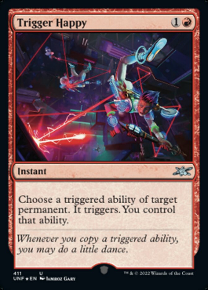 Trigger Happy (Galaxy Foil) [Unfinity] - Magic: The Gathering - Card Brawlers | Quebec | Canada |
