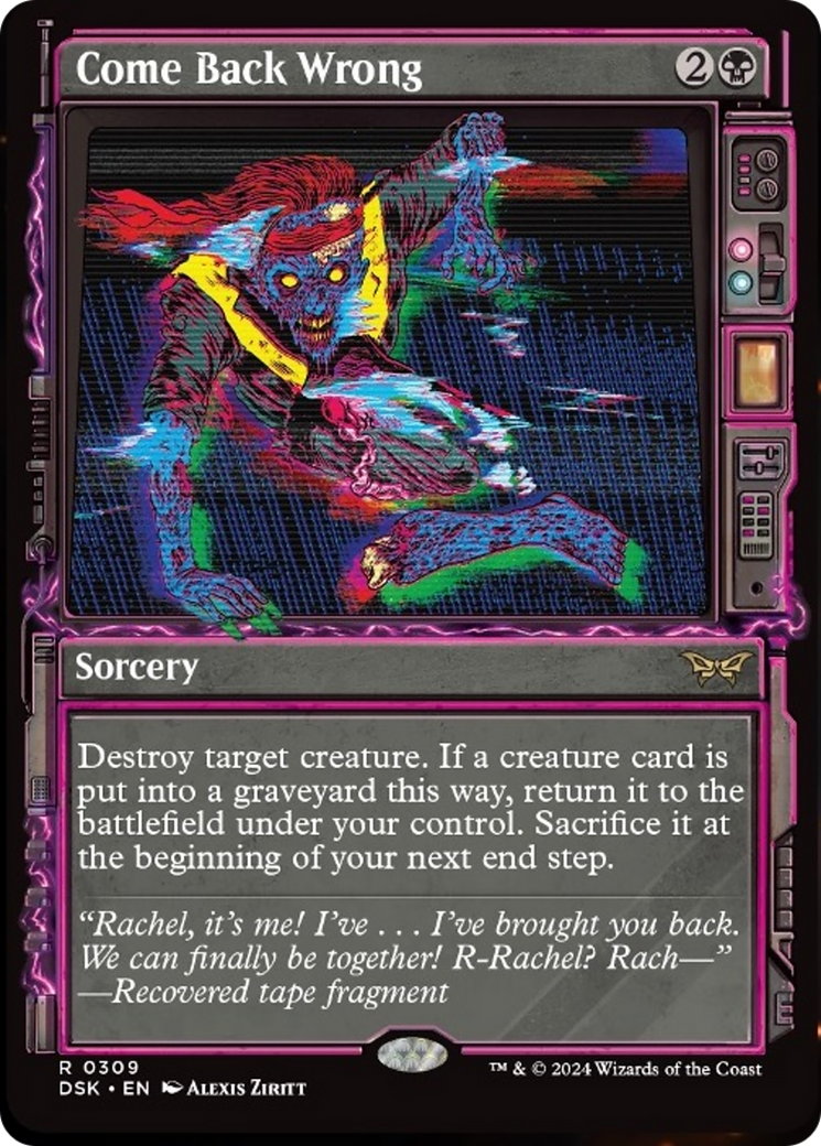 Come Back Wrong (Showcase) [Duskmourn: House of Horror] - Magic: The Gathering - Card Brawlers | Quebec | Canada |