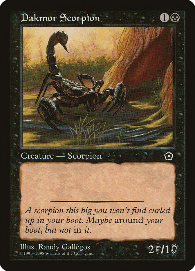 Dakmor Scorpion [Portal Second Age] - Magic: The Gathering - Card Brawlers | Quebec | Canada |