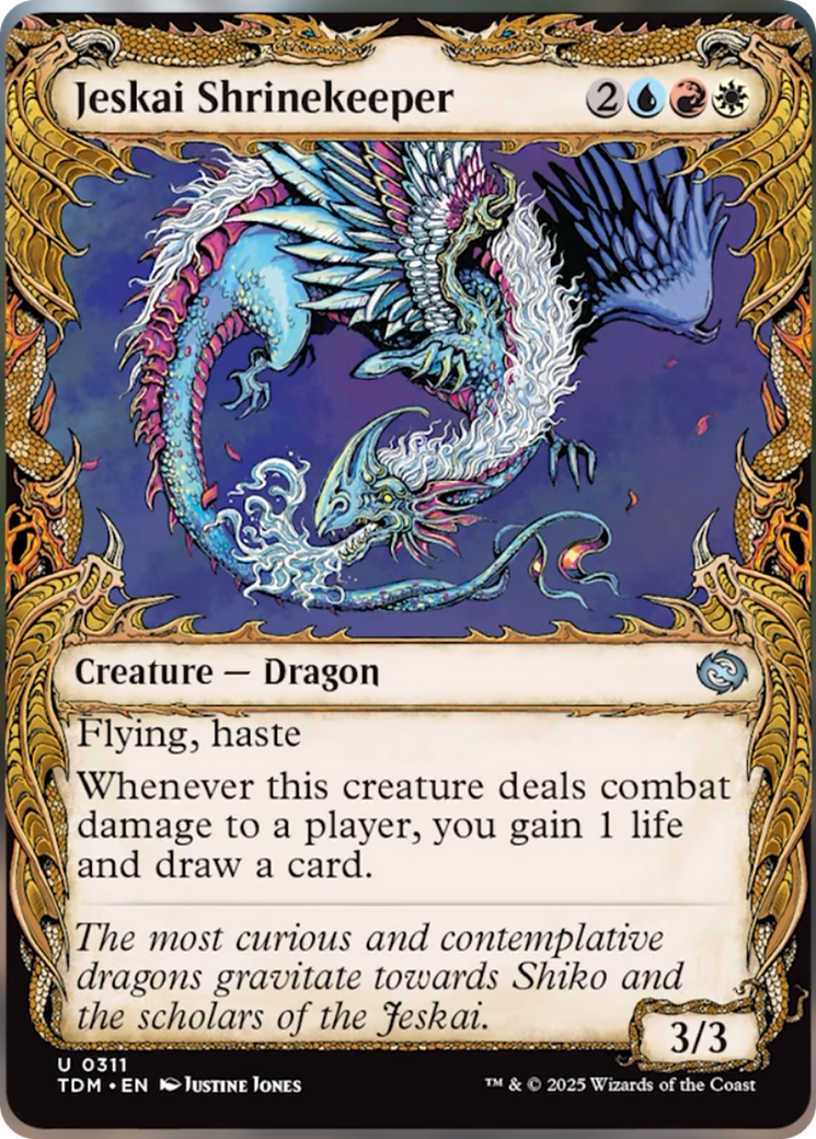 Jeskai Shrinekeeper (Showcase) [Tarkir: Dragonstorm] - Magic: The Gathering - Card Brawlers | Quebec | Canada |