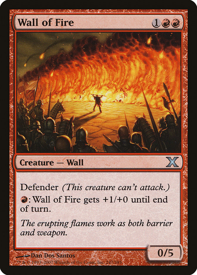 Wall of Fire [Tenth Edition] - Magic: The Gathering - Card Brawlers | Quebec | Canada |