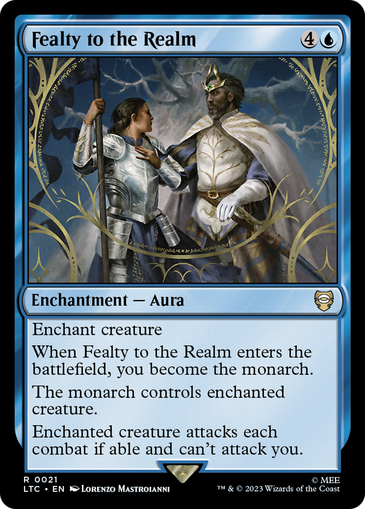 Fealty to the Realm [The Lord of the Rings: Tales of Middle-Earth Commander] - Magic: The Gathering - Card Brawlers | Quebec | Canada |