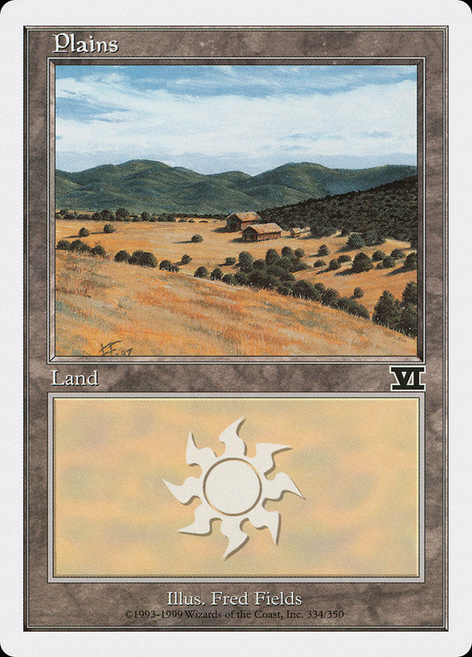 Plains (334) [Classic Sixth Edition] - Magic: The Gathering - Card Brawlers | Quebec | Canada |