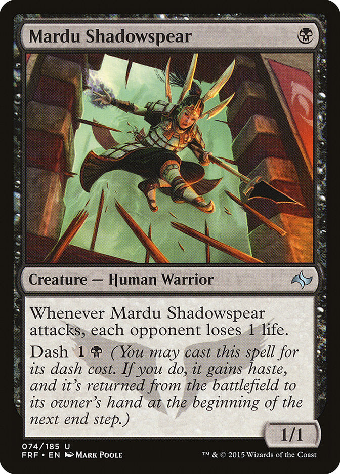 Mardu Shadowspear [Fate Reforged] - Magic: The Gathering - Card Brawlers | Quebec | Canada |