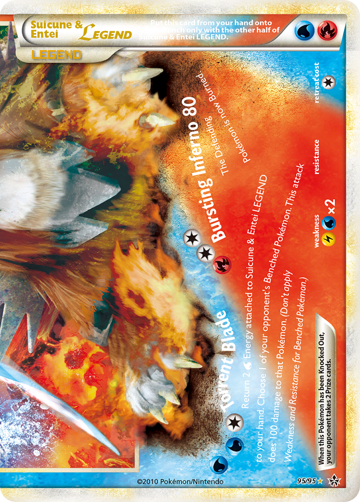 Suicune & Entei LEGEND (95/95) [HeartGold & SoulSilver: Unleashed] - Pokémon - Card Brawlers | Quebec | Canada |