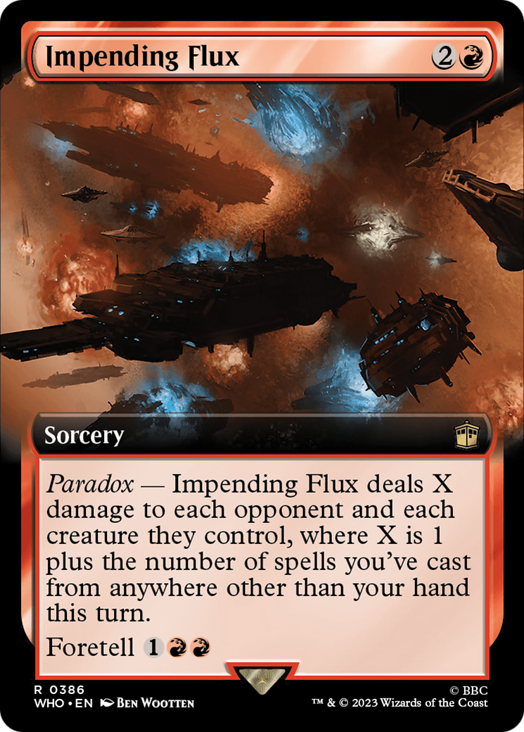 Impending Flux (Extended Art) [Doctor Who] - Magic: The Gathering - Card Brawlers | Quebec | Canada |