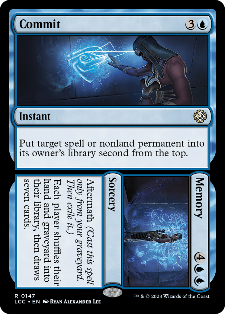 Commit // Memory [The Lost Caverns of Ixalan Commander] - Magic: The Gathering - Card Brawlers | Quebec | Canada |