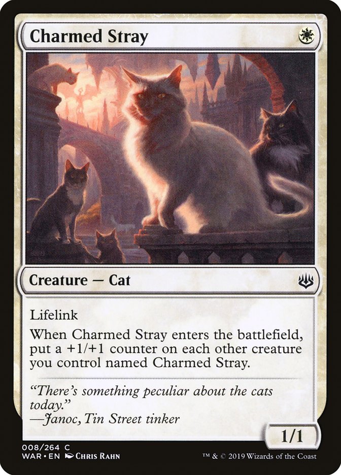 Charmed Stray [War of the Spark] - Magic: The Gathering - Card Brawlers | Quebec | Canada |