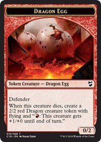 Dragon Egg // Dragon Double-Sided Token [Commander 2018 Tokens] - Magic: The Gathering - Card Brawlers | Quebec | Canada |