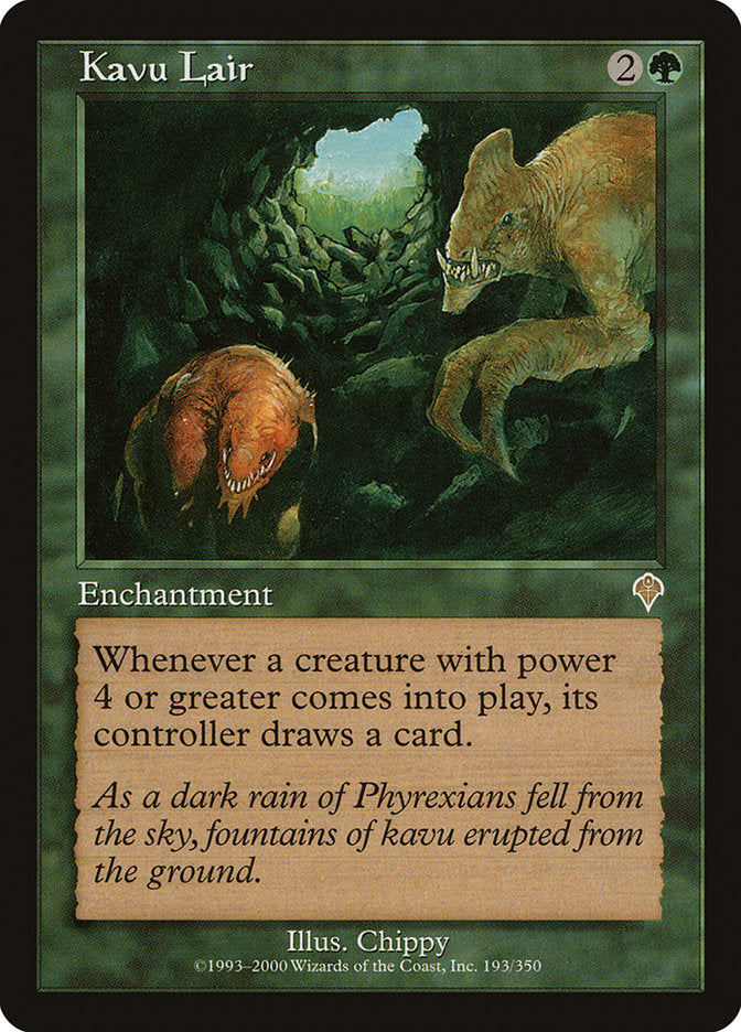 Kavu Lair [Invasion] - Magic: The Gathering - Card Brawlers | Quebec | Canada |