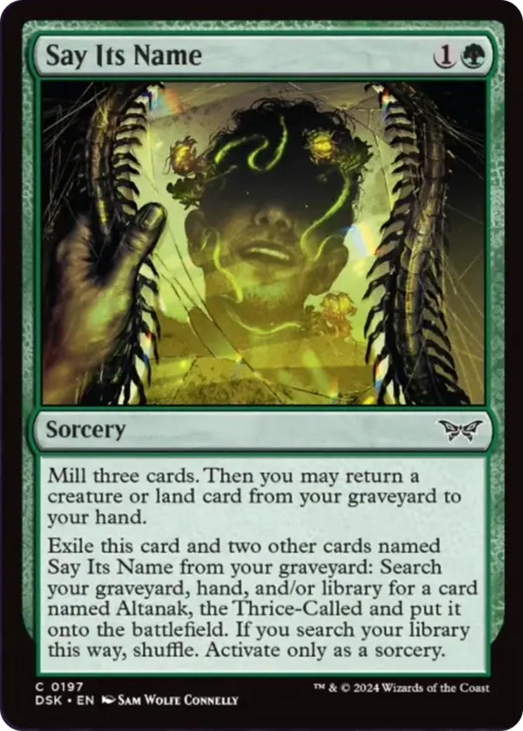 Say Its Name [Duskmourn: House of Horror] - Magic: The Gathering - Card Brawlers | Quebec | Canada |