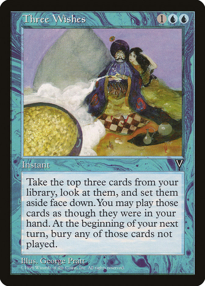 Three Wishes [Visions] - Magic: The Gathering - Card Brawlers | Quebec | Canada |