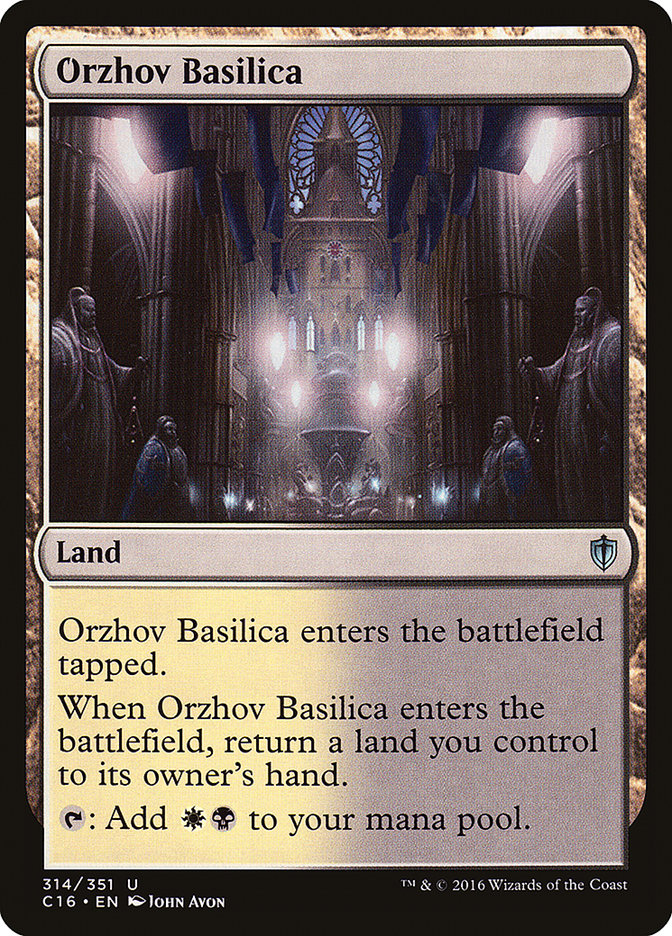 Orzhov Basilica [Commander 2016] - Magic: The Gathering - Card Brawlers | Quebec | Canada |