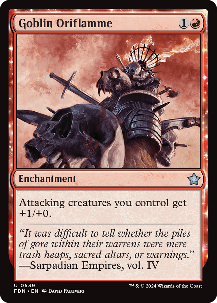 Goblin Oriflamme [Foundations] - Magic: The Gathering - Card Brawlers | Quebec | Canada |