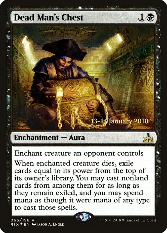 Dead Man's Chest [Rivals of Ixalan Prerelease Promos] - Magic: The Gathering - Card Brawlers | Quebec | Canada |