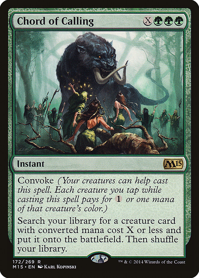 Chord of Calling [Magic 2015] - Magic: The Gathering - Card Brawlers | Quebec | Canada |