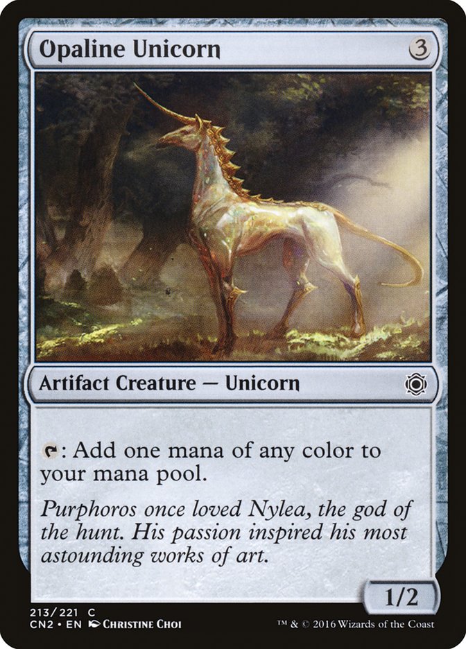 Opaline Unicorn [Conspiracy: Take the Crown] - Magic: The Gathering - Card Brawlers | Quebec | Canada |