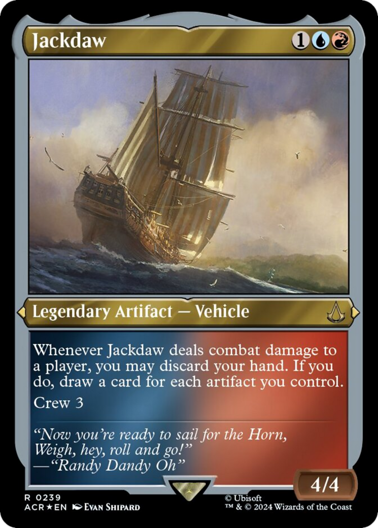 Jackdaw (Foil Etched) [Assassin's Creed] - Magic: The Gathering - Card Brawlers | Quebec | Canada |