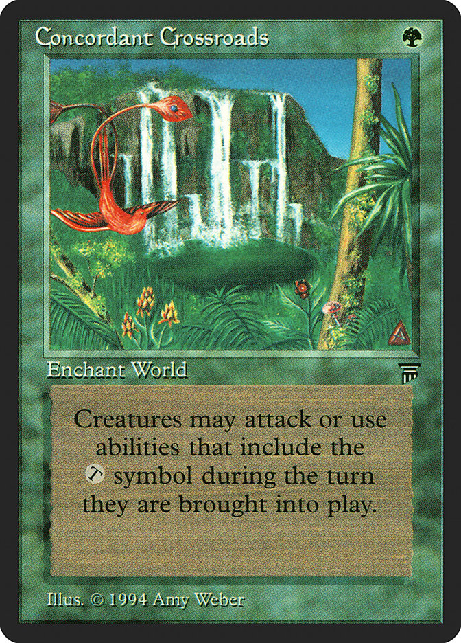 Concordant Crossroads [Legends] - Magic: The Gathering - Card Brawlers | Quebec | Canada |