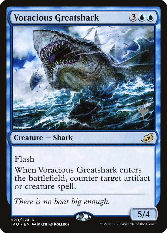 Voracious Greatshark (Promo Pack) [Ikoria: Lair of Behemoths Promos] - Magic: The Gathering - Card Brawlers | Quebec | Canada |