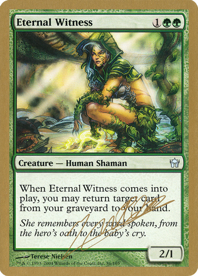 Eternal Witness (Julien Nuijten) [World Championship Decks 2004] - Magic: The Gathering - Card Brawlers | Quebec | Canada |