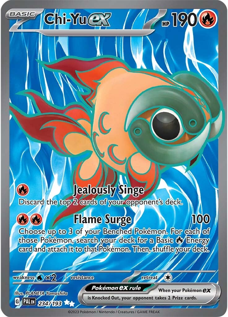 Chi-Yu ex (234/193) [Scarlet & Violet: Paldea Evolved] - Pokémon - Card Brawlers | Quebec | Canada |
