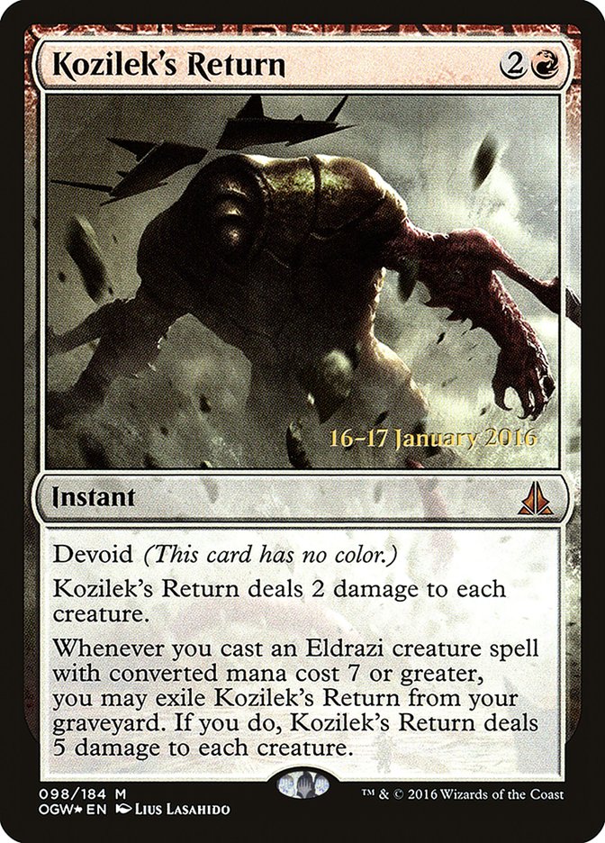 Kozilek's Return [Oath of the Gatewatch Prerelease Promos] - Magic: The Gathering - Card Brawlers | Quebec | Canada |