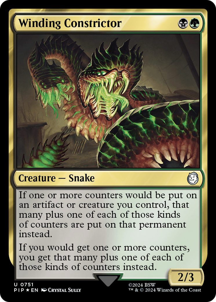 Winding Constrictor (Surge Foil) [Fallout] - Magic: The Gathering - Card Brawlers | Quebec | Canada |