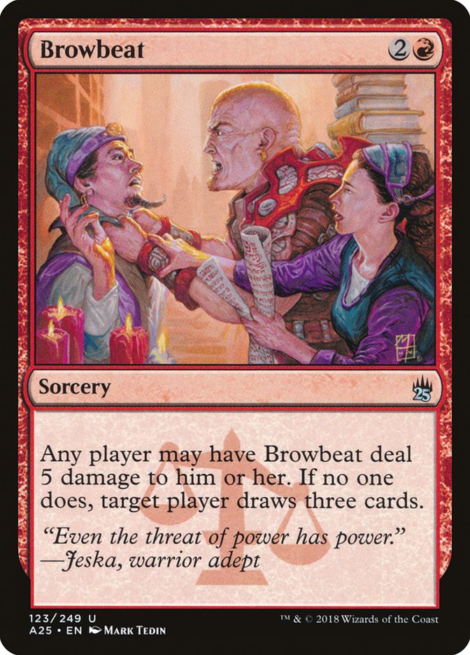 Browbeat [Masters 25] - Magic: The Gathering - Card Brawlers | Quebec | Canada |