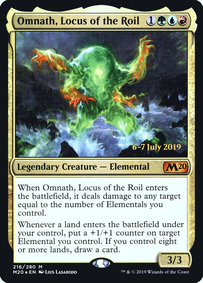 Omnath, Locus of the Roil [Core Set 2020 Prerelease Promos] - Magic: The Gathering - Card Brawlers | Quebec | Canada |