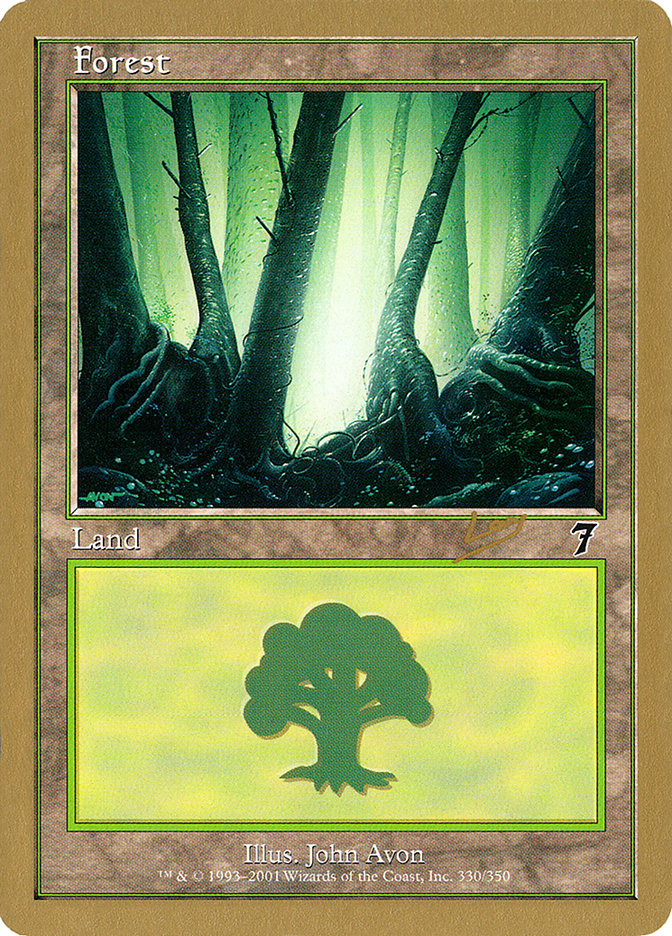 Forest (rl330) (Raphael Levy) [World Championship Decks 2002] - Magic: The Gathering - Card Brawlers | Quebec | Canada |