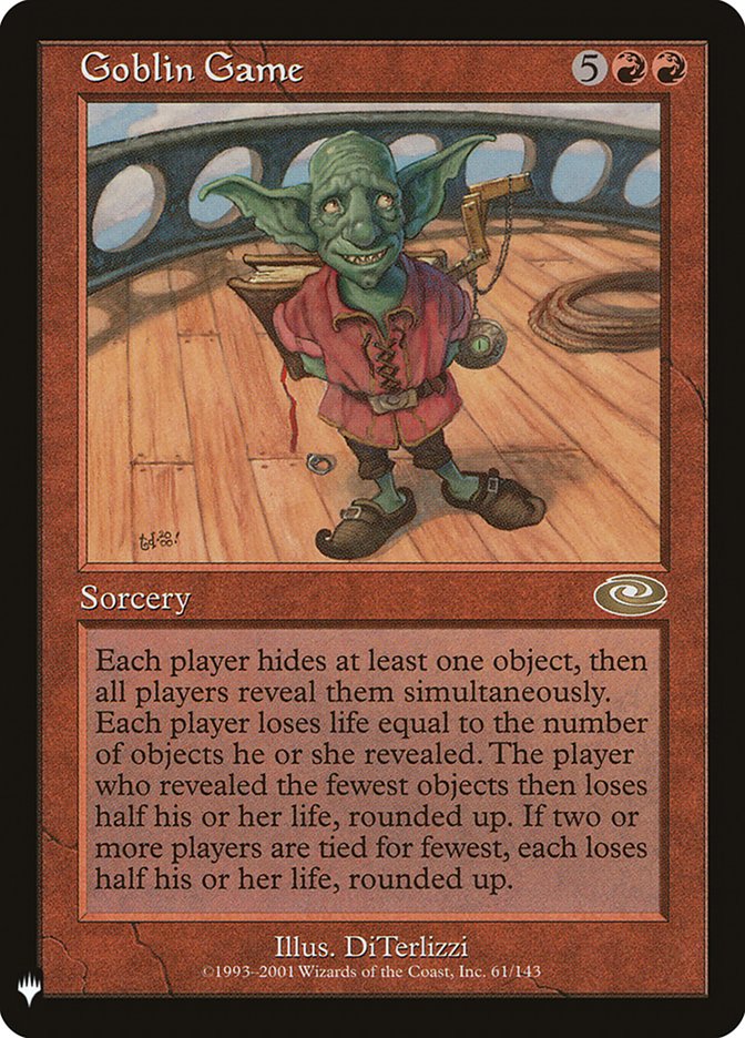 Goblin Game [The List] - Magic: The Gathering - Card Brawlers | Quebec | Canada |
