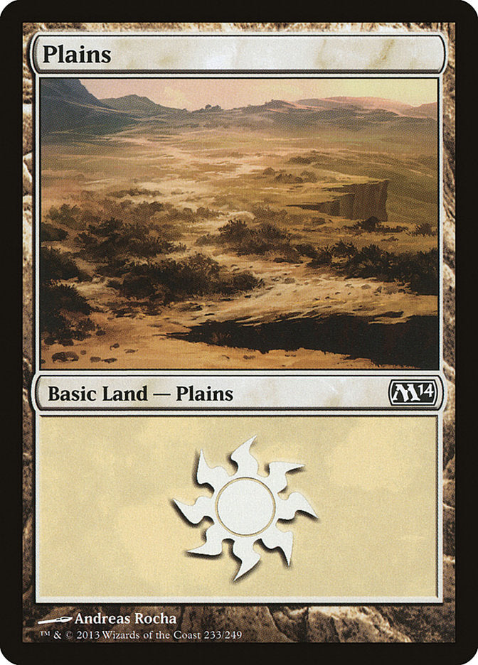 Plains (233) [Magic 2014] - Magic: The Gathering - Card Brawlers | Quebec | Canada |