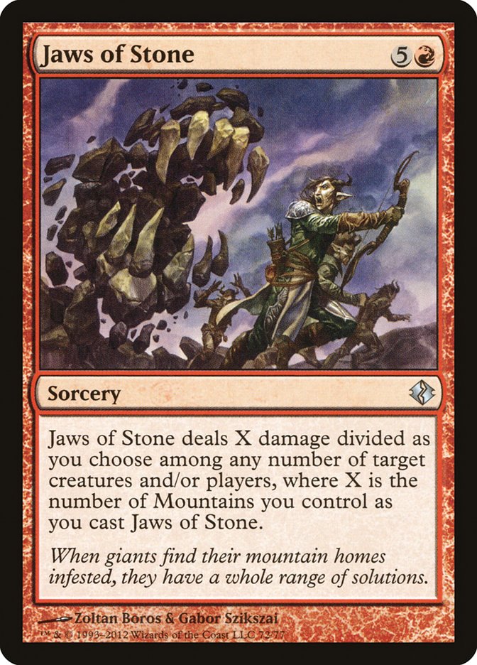 Jaws of Stone [Duel Decks: Venser vs. Koth] - Magic: The Gathering - Card Brawlers | Quebec | Canada |