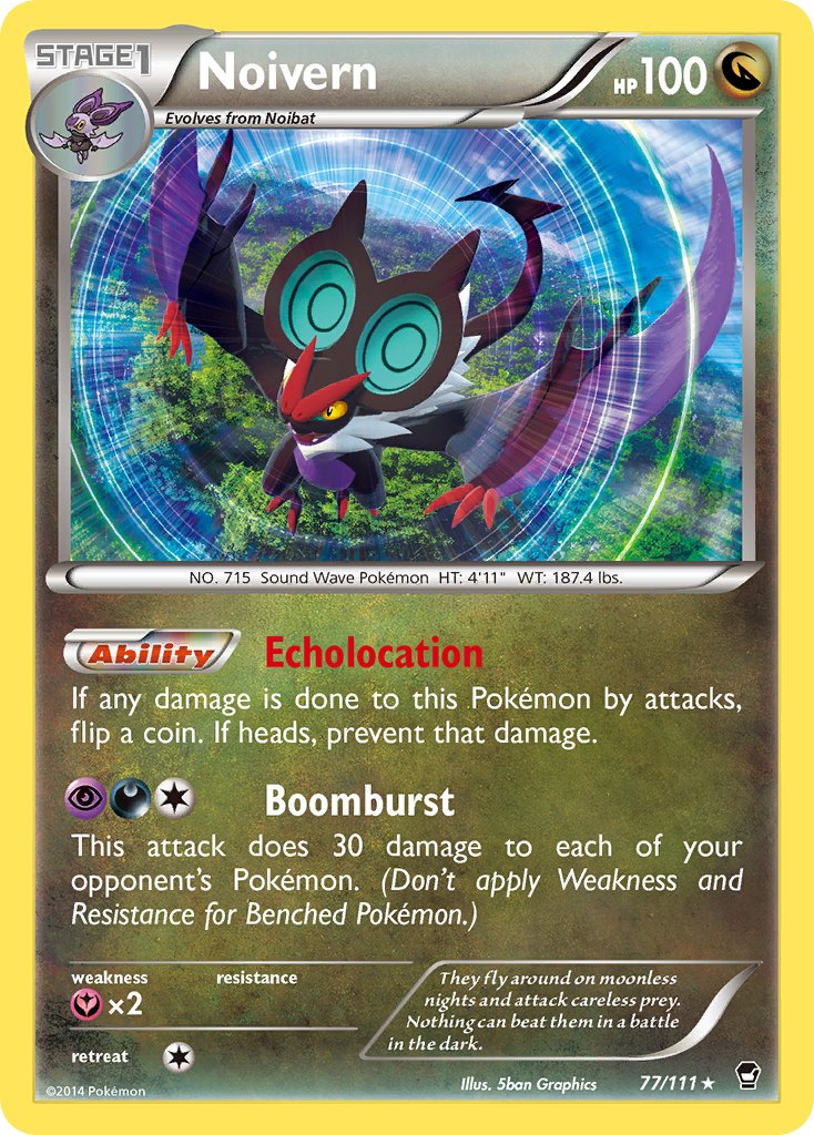 Noivern (77/111) (Cosmos Holo) (Blister Exclusive) [XY: Furious Fists] - Pokémon - Card Brawlers | Quebec | Canada |