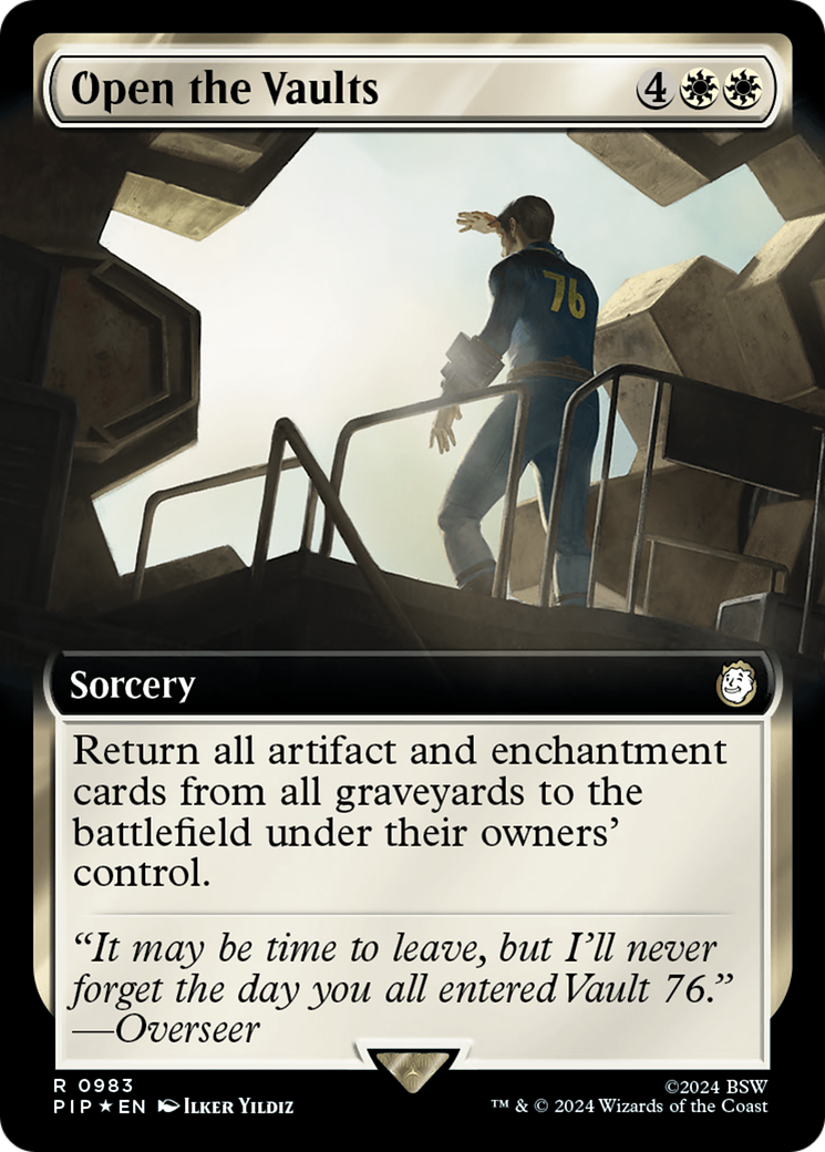 Open the Vaults (Extended Art) (Surge Foil) [Fallout] - Magic: The Gathering - Card Brawlers | Quebec | Canada |