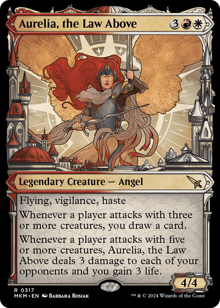 Aurelia, the Law Above (Showcase) (0317) [Murders at Karlov Manor] - Magic: The Gathering - Card Brawlers | Quebec | Canada |