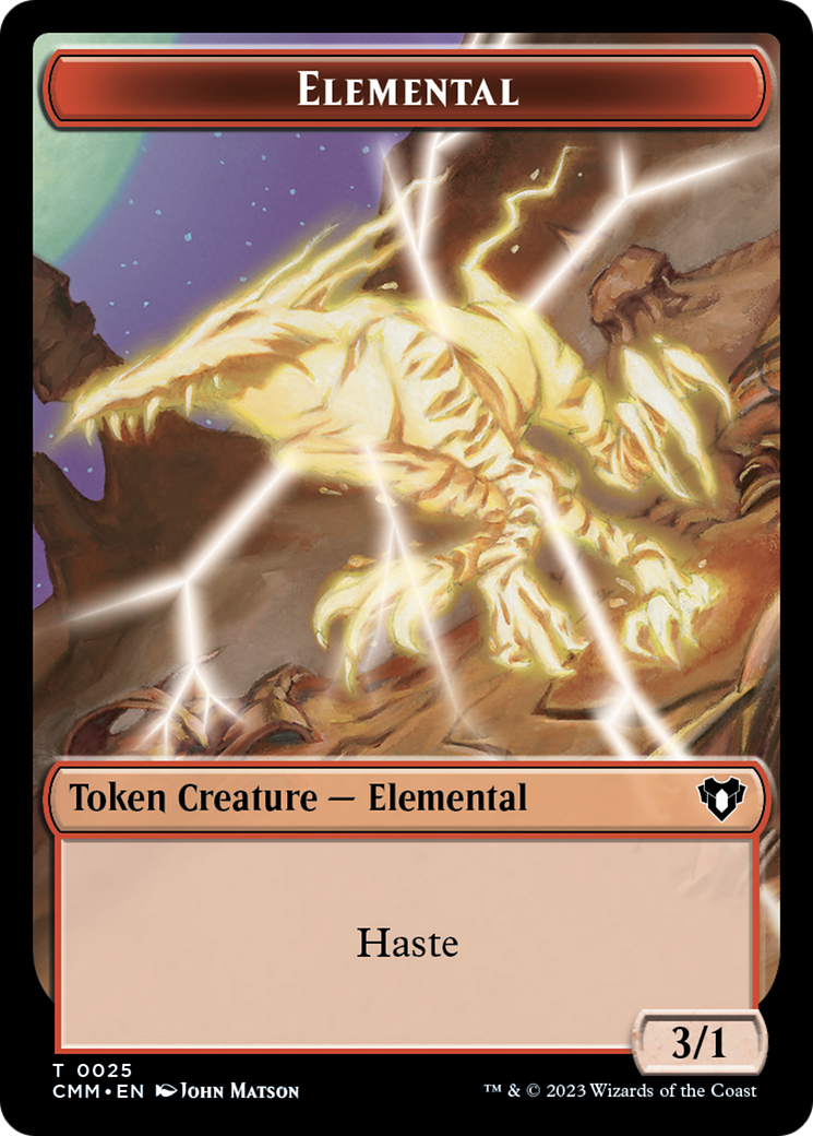Elemental Token (25) [Commander Masters Tokens] - Magic: The Gathering - Card Brawlers | Quebec | Canada |
