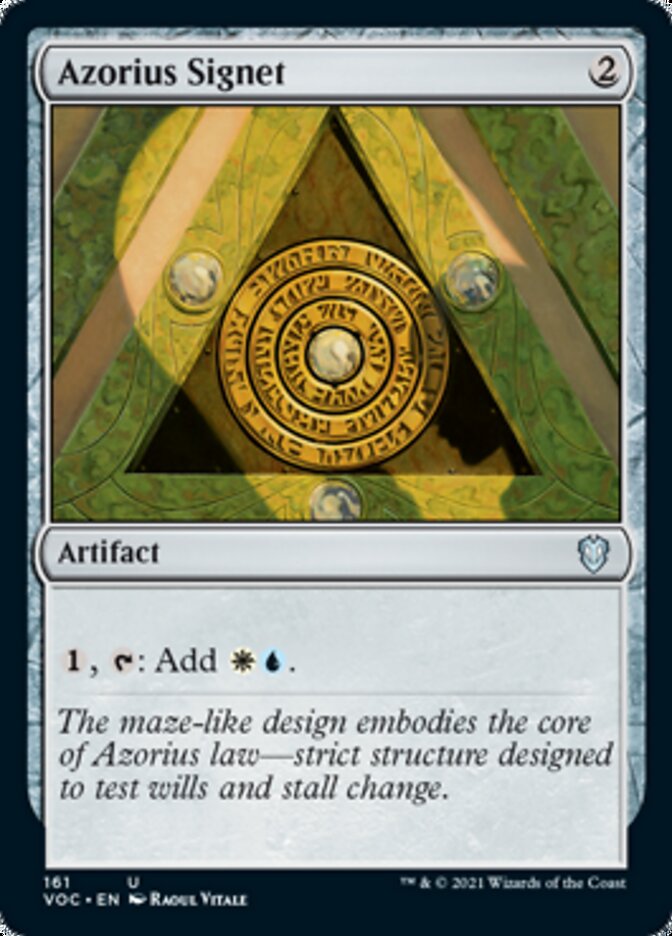 Azorius Signet [Innistrad: Crimson Vow Commander] - Magic: The Gathering - Card Brawlers | Quebec | Canada |